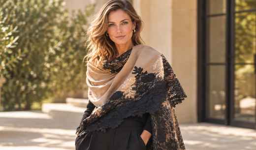 Five Lace Scarves That Belong in Your Wardrobe