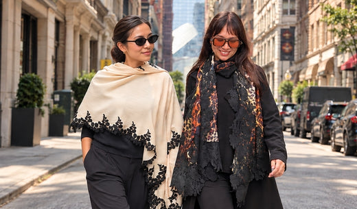 Layering for Winter: Staying Warm and Cozy in Wool-Silk and Cashmere Scarves