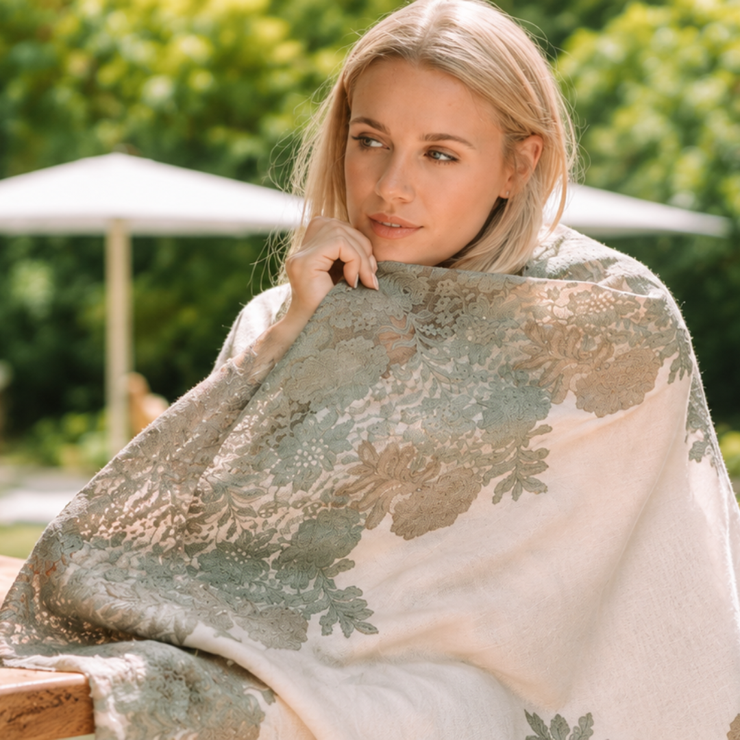 Maneesha Ruia Lace Scarf for women's
