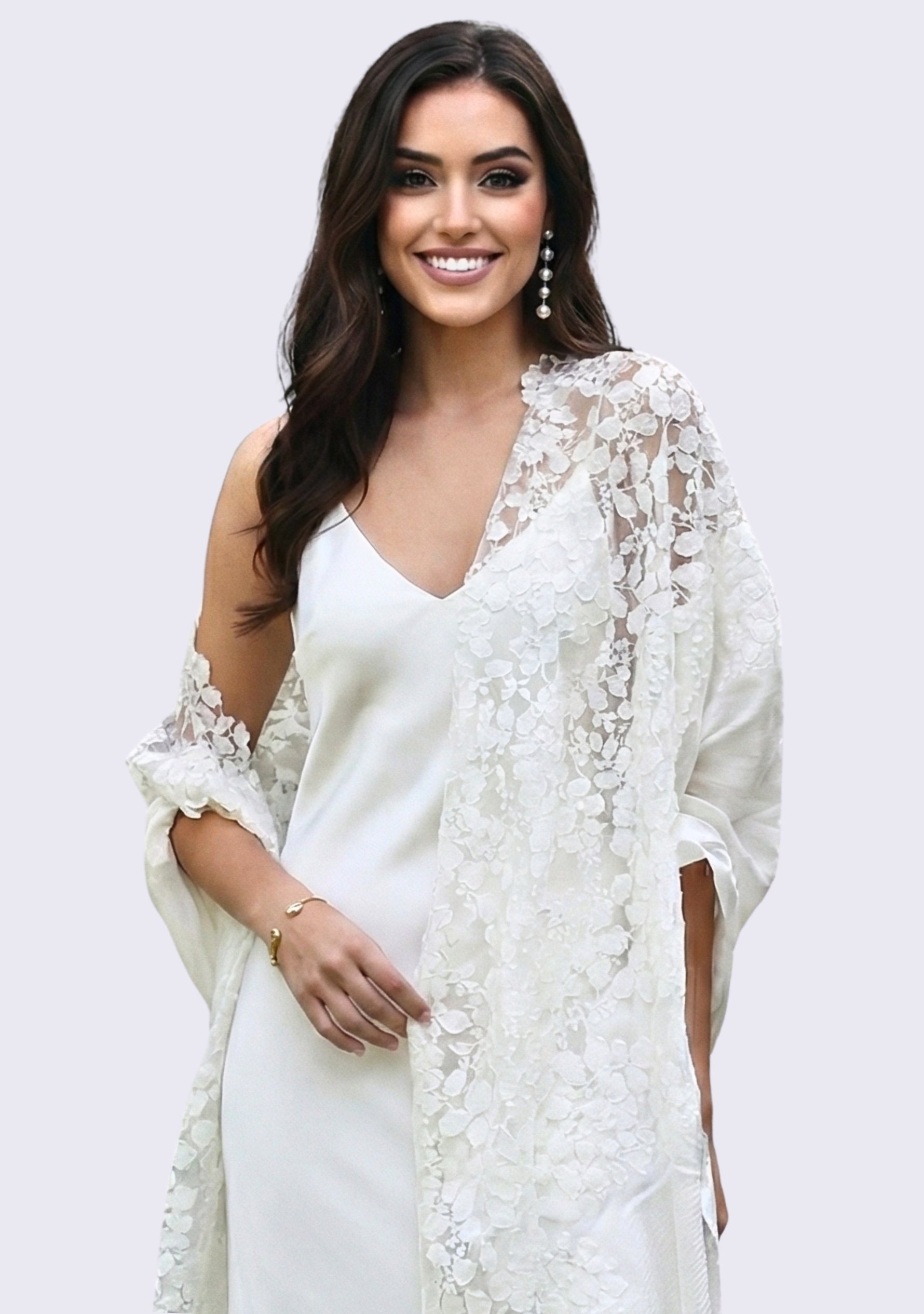 Ivory Linen & Modal Scarf
Ivory Lace