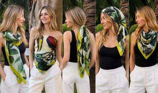 How to Style a Scarf for Spring and Summer Outfits
