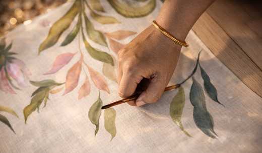 All About Our Hand Painted Scarves