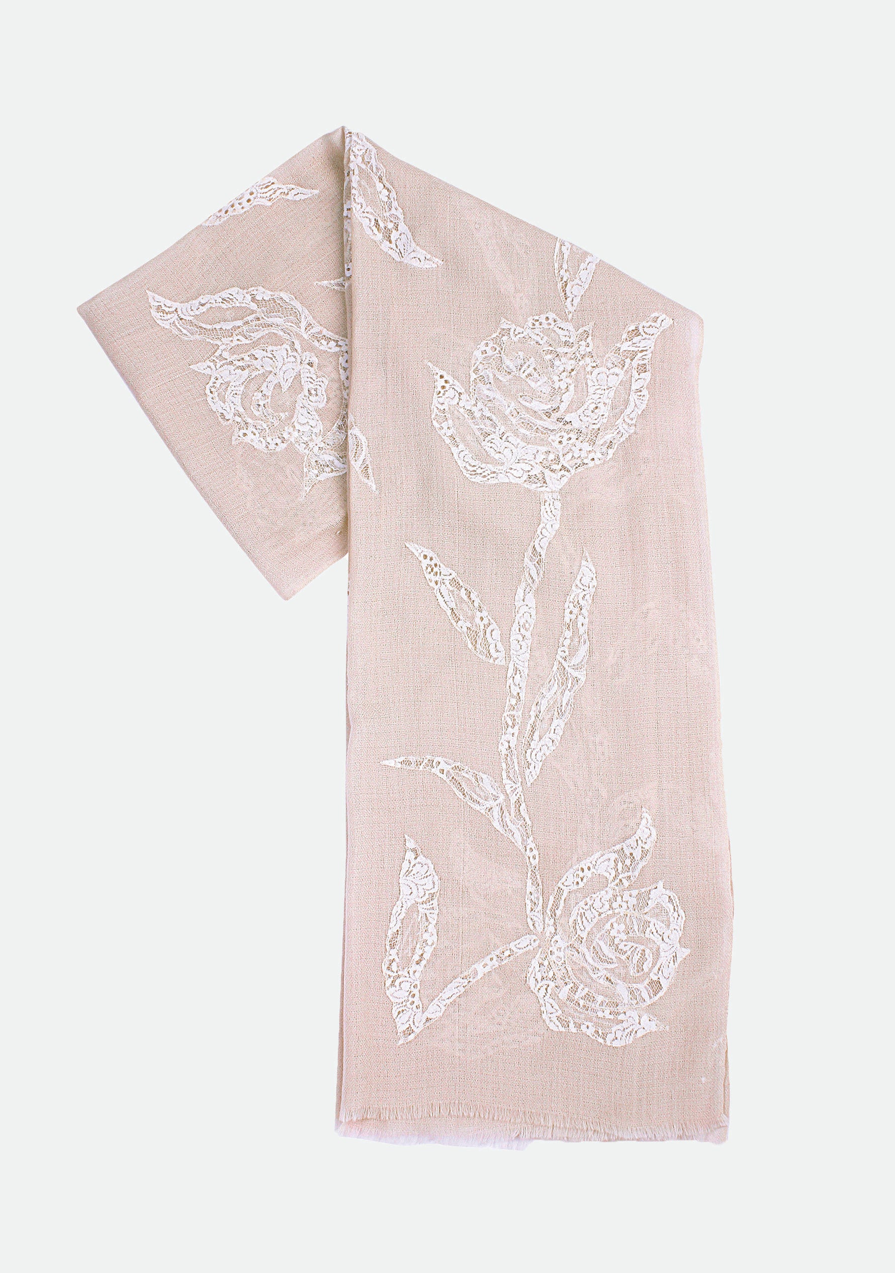 Beige Cashmere Scarf
Ivory Lace