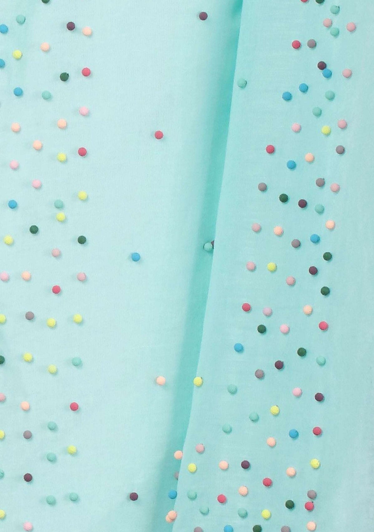 Lt. Mint Linen & Modal Scarf
Multi-colored Pearls