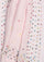 Pink Linen and Modal Scarf with Multi-colored Rudraksha Pearls