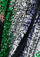 Multi-Colored Sequin & Charcoal Melange Wool Cape