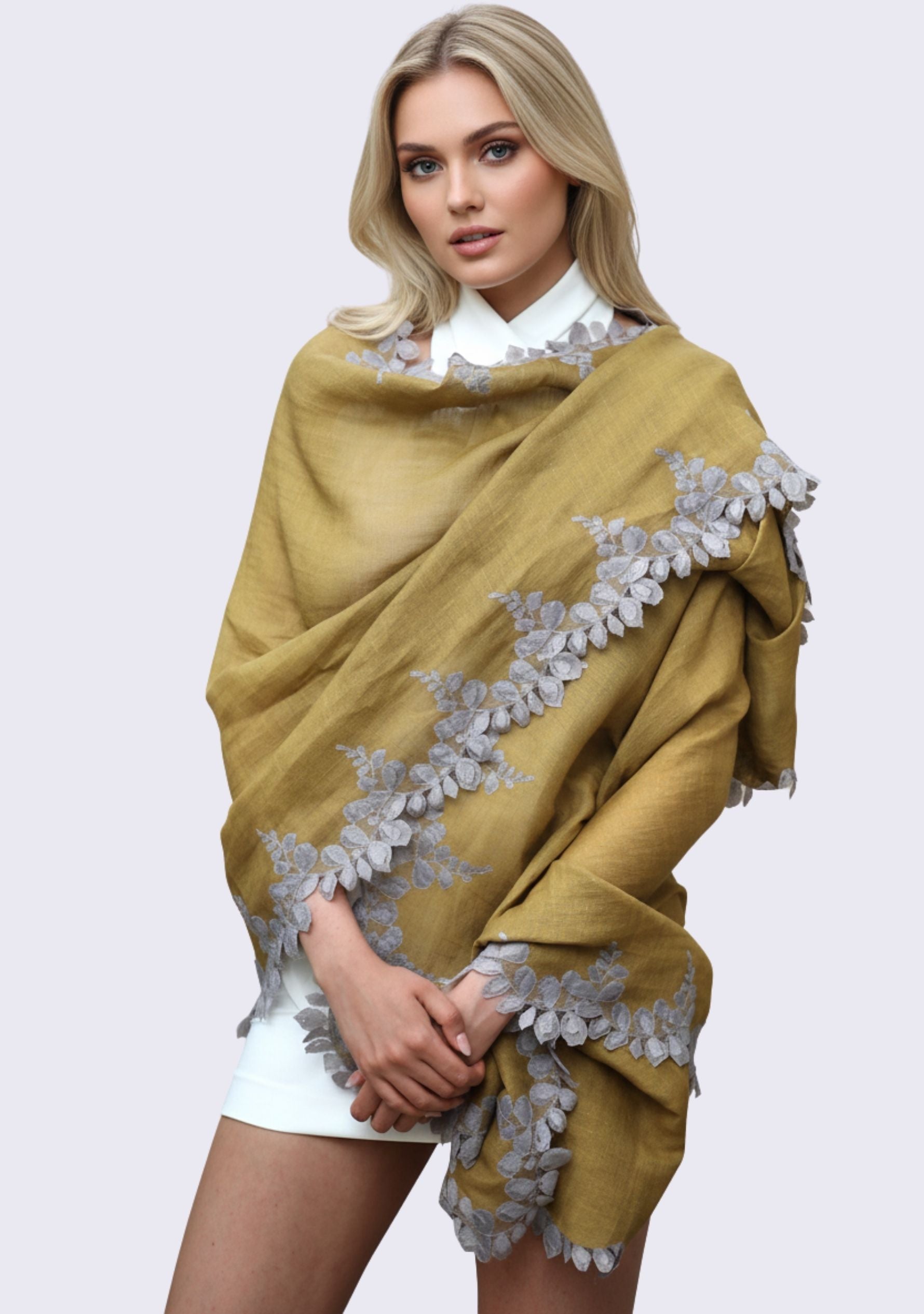 Mustard Linen & Modal Scarf
Mousse Lace