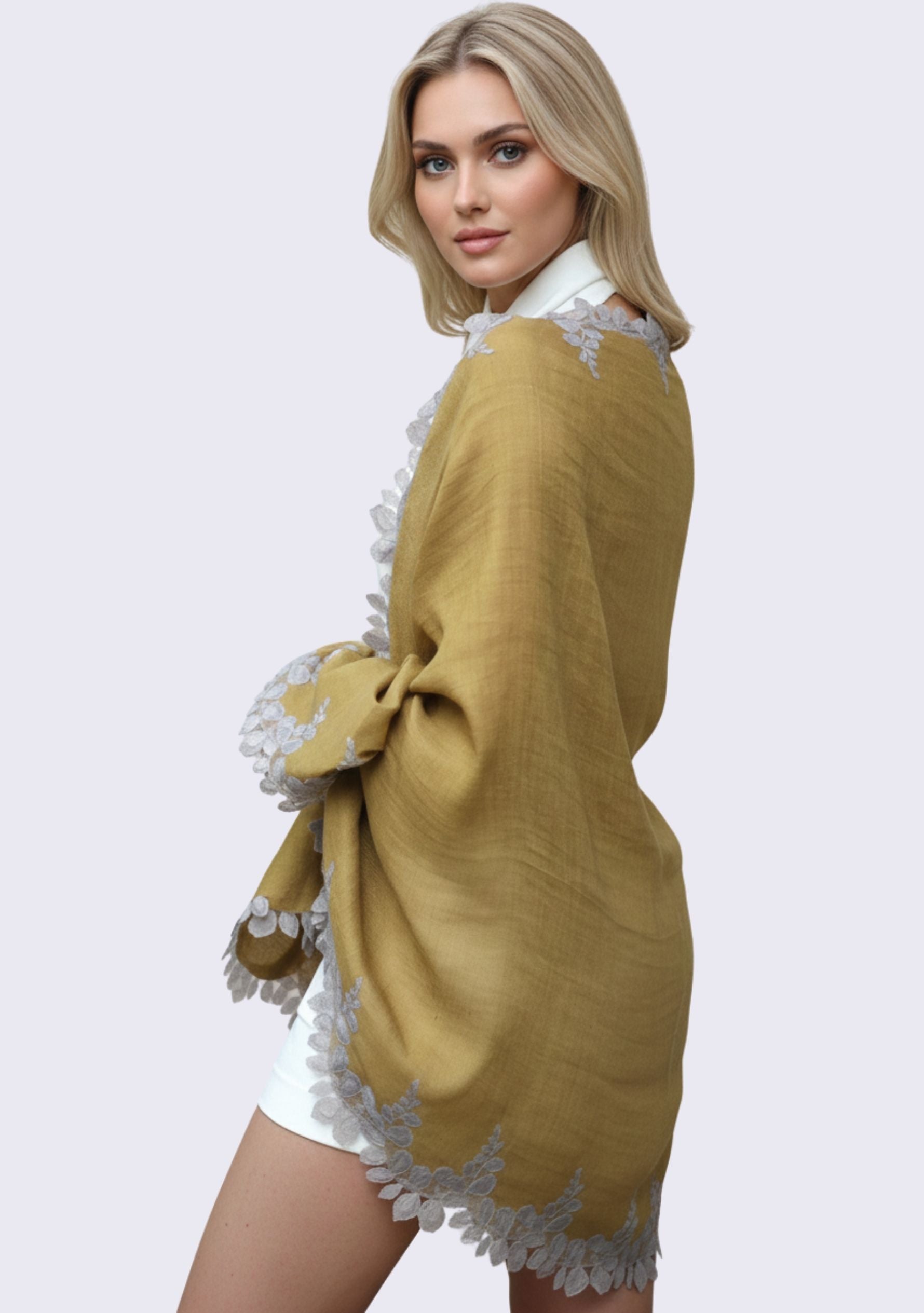 Mustard Linen & Modal Scarf
Mousse Lace