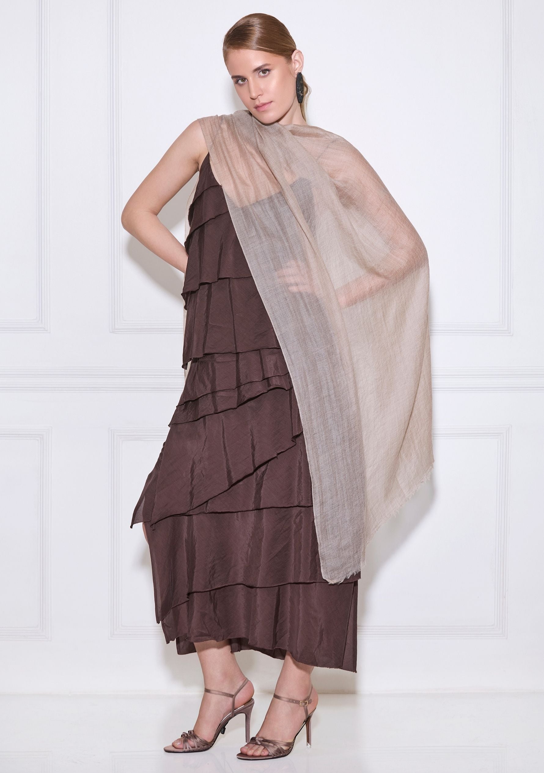 Natural Superfine Cashmere Pashmina Scarf