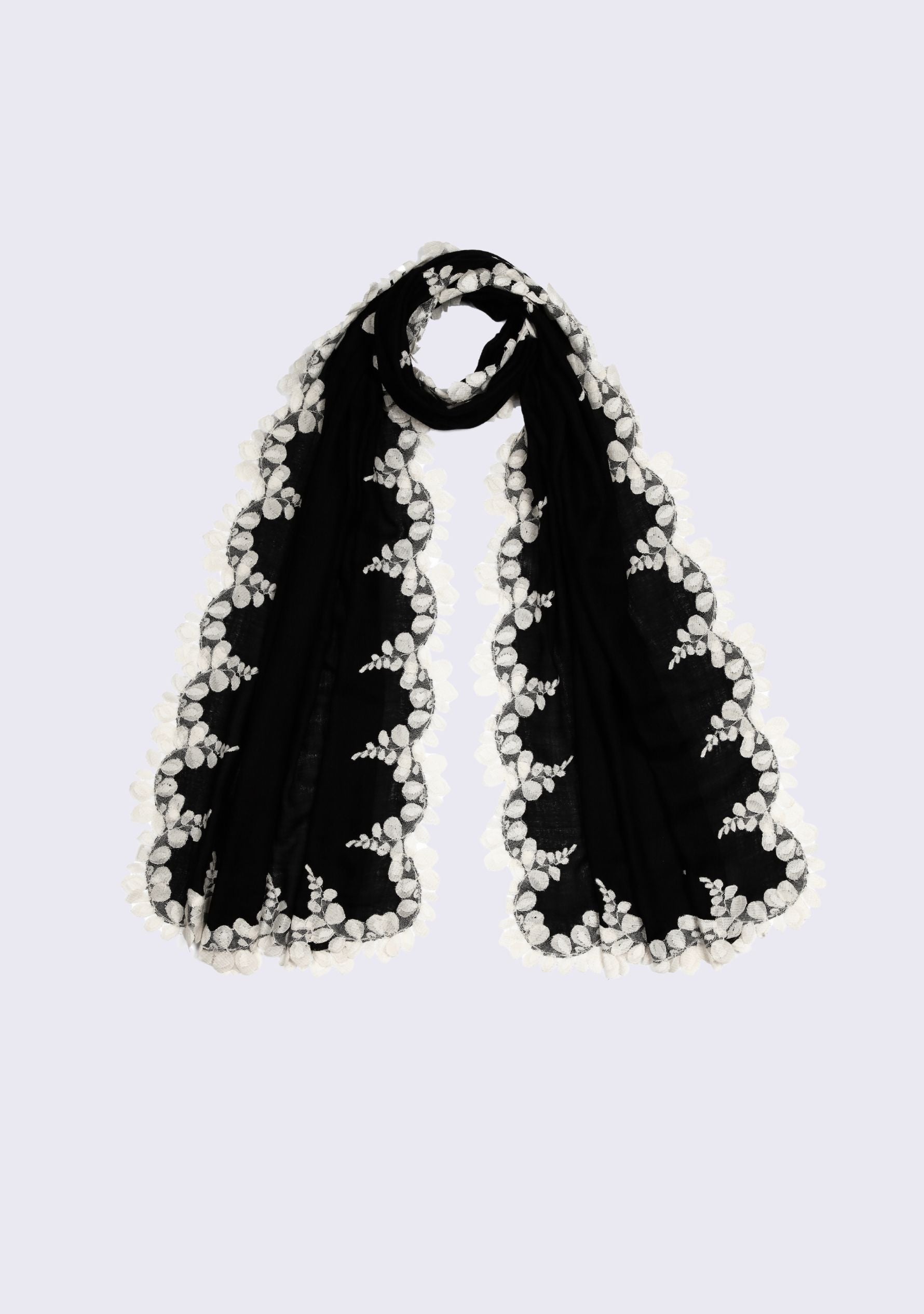 maneesha ruia black scarf