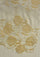 Ivory Wool & Silk Scarf Gold Lace