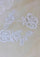 Cloud Dancer Cashmere Scarf   White Floral Embroidery & Filigree Lace