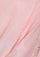 Pink Bamboo Poncho Pink Lace & Multi-Colored Crystals