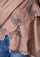 Lt. Copper Silk & Wool Scarf Lt. Copper & Mousse Lace