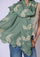 Sage Green Silk & Wool Scarf 
Sage Green & Beige Lace