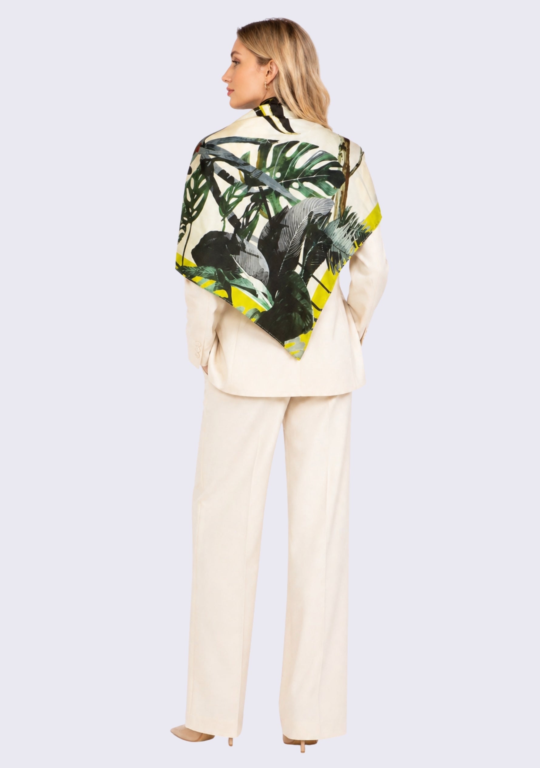 Toucan Print Silk Square Scarf