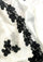 Ivory Modal Scarf Black Lace