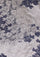 Navy & Grey Reversible Wool & Silk Scarf Grey & Navy Lace