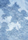 Powder Blue Modal Scarf Steel Blue Lace