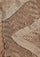 Natural Pleated Wool & Silk Scarf Crystal Border