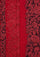 Red Cashmere Scarf 
Black & Red Embroidery and Lace