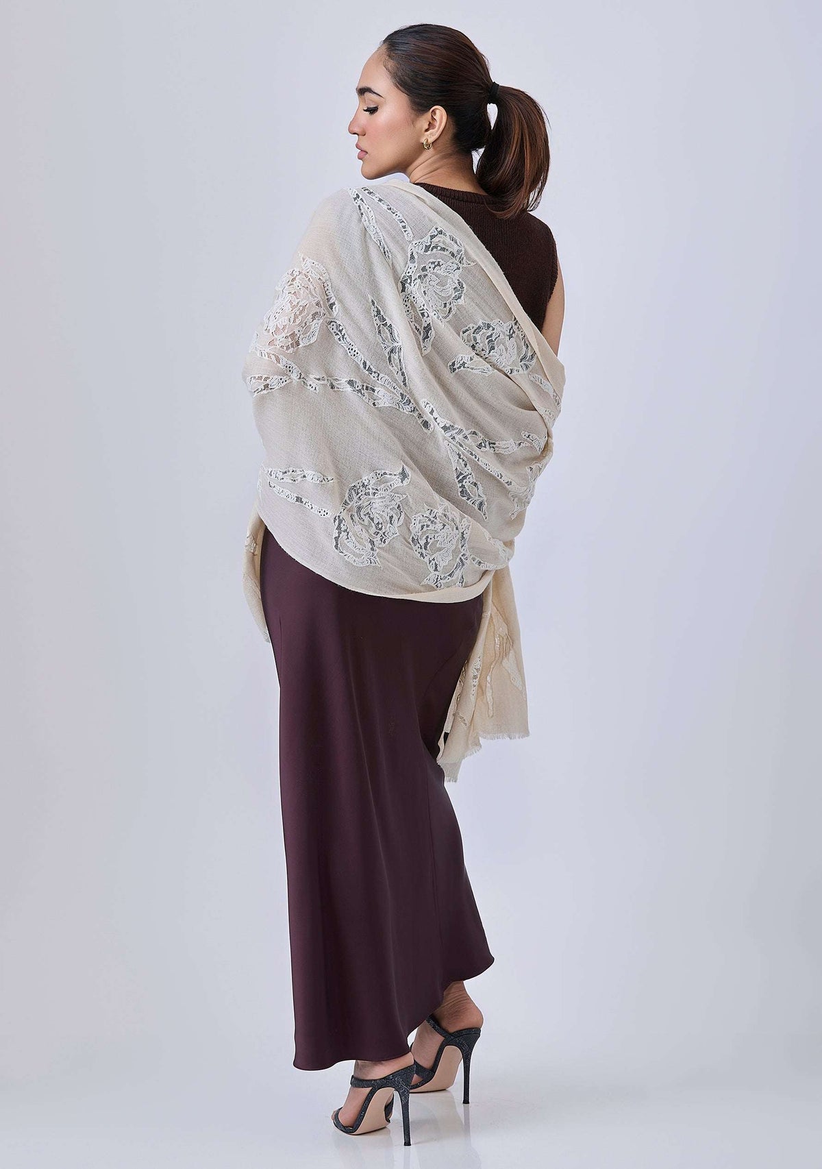 Beige Cashmere Scarf
Ivory Lace