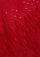 Firecracker Red Cashmere Pashmina Scarf Red Ostrich Feathers & Sequin