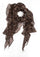 Leopard Print Georgette Elasticated Scarf