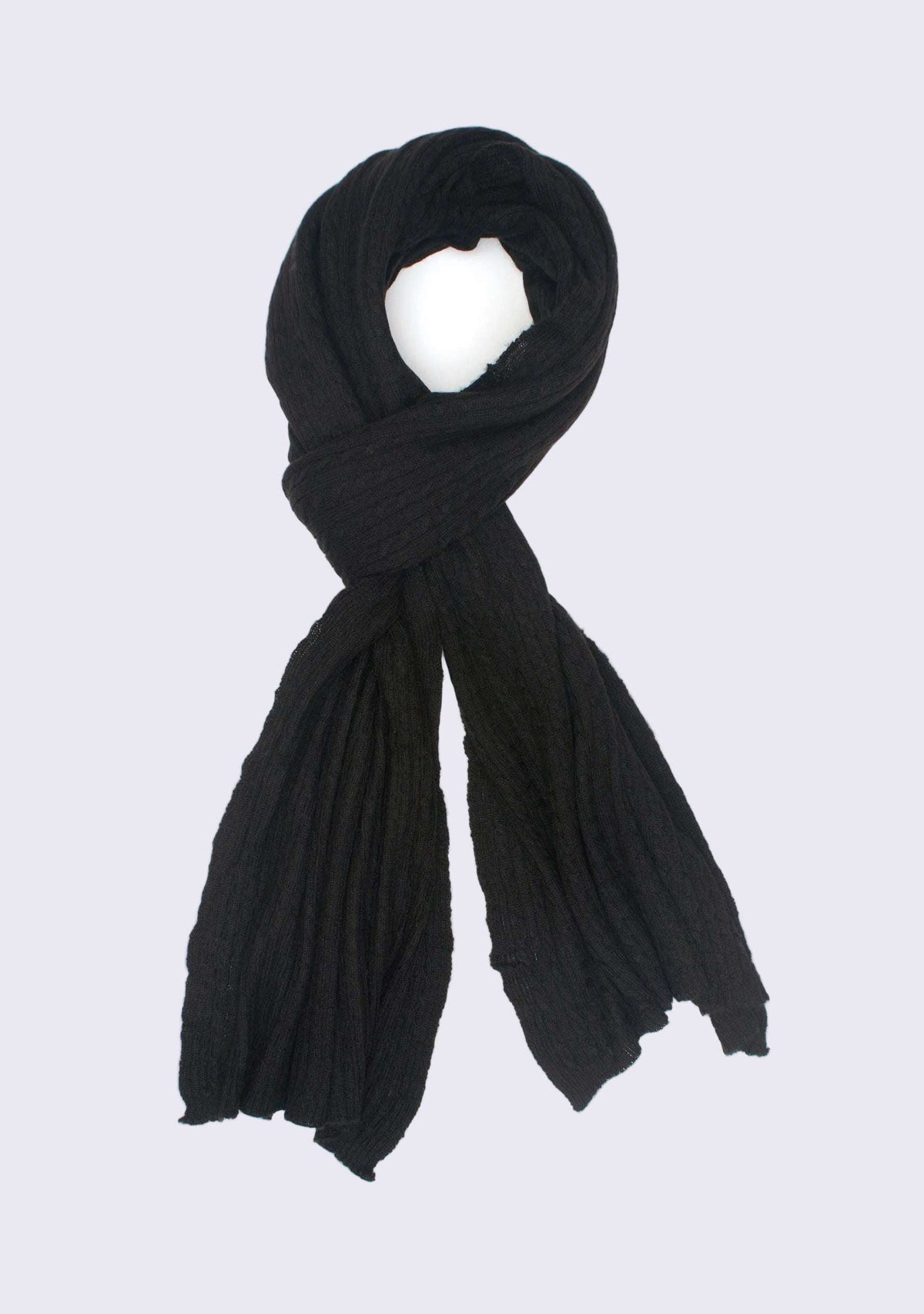 Black Wool Muffler