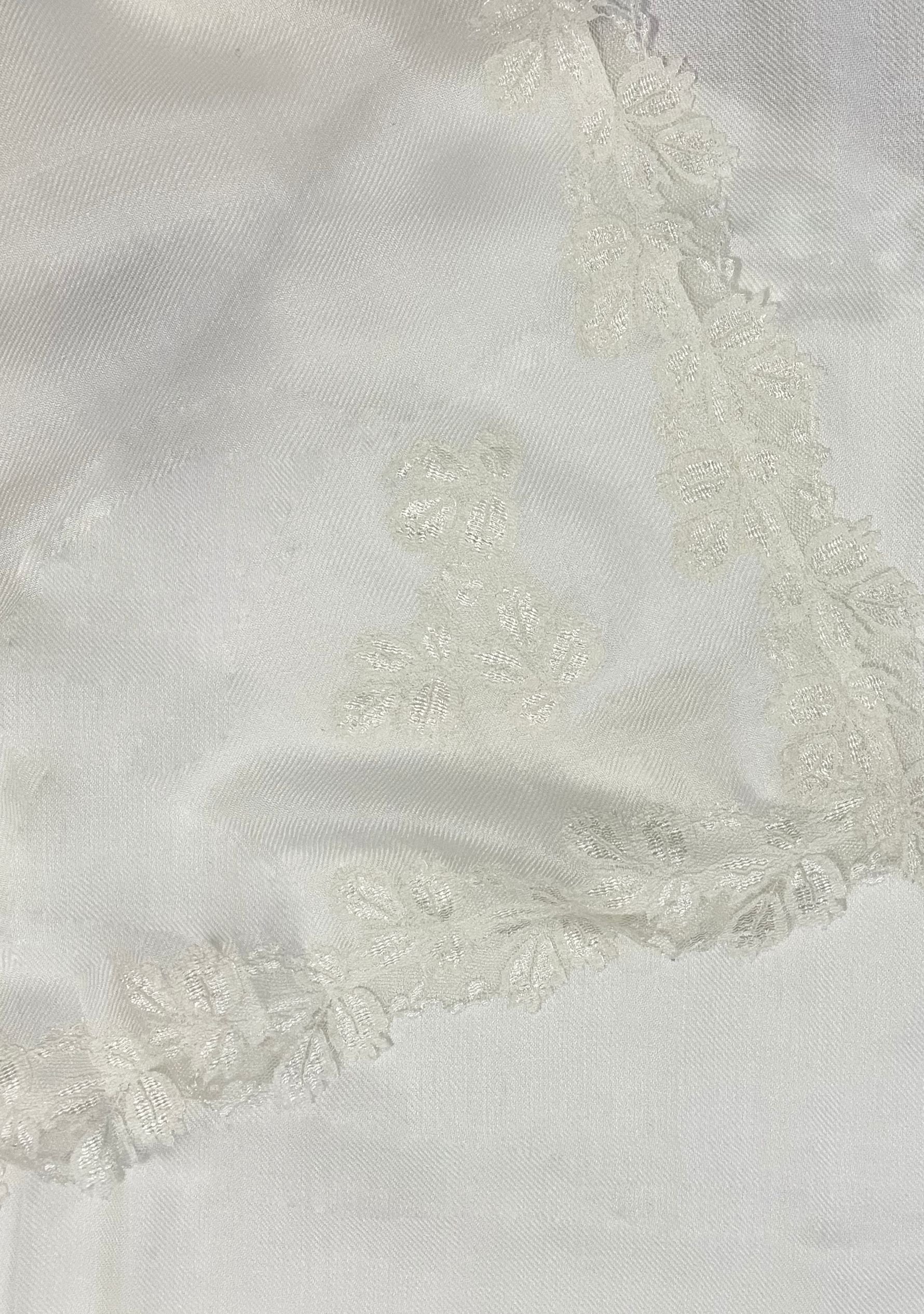 Ivory Modal Scarf 
Ivory Lace