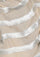 Beige wool and silk scarf with white fringe panels