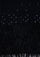 Black cashmere pashmina scarf with black ostrich feathers and sequin