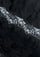 Maneesha Ruia black linen modal scarf with black lace panels, luxury lightweight designer scarf for women