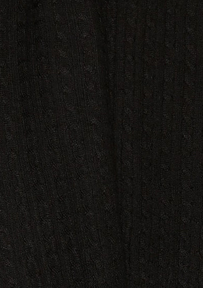 Black wool muffler