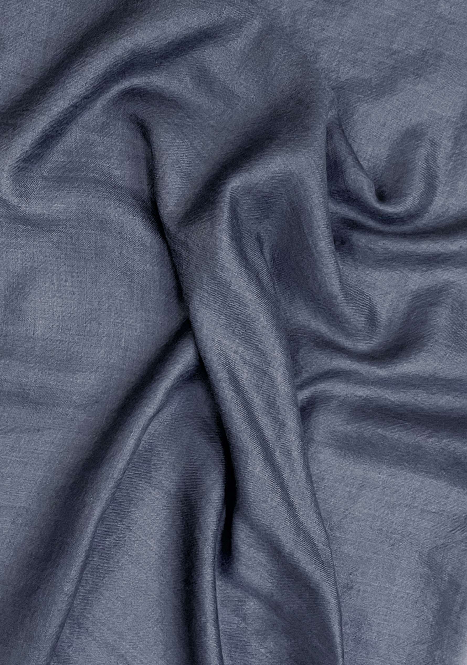 Charcoal superfine cashmere pashmina scarf