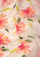 Ivory linen and modal scarf with hand-painted, border and lace trim
