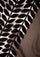 Mousse cashmere scarf with charcoal suede leather applique