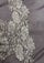 Mousse wool and silk scarf with silver lace