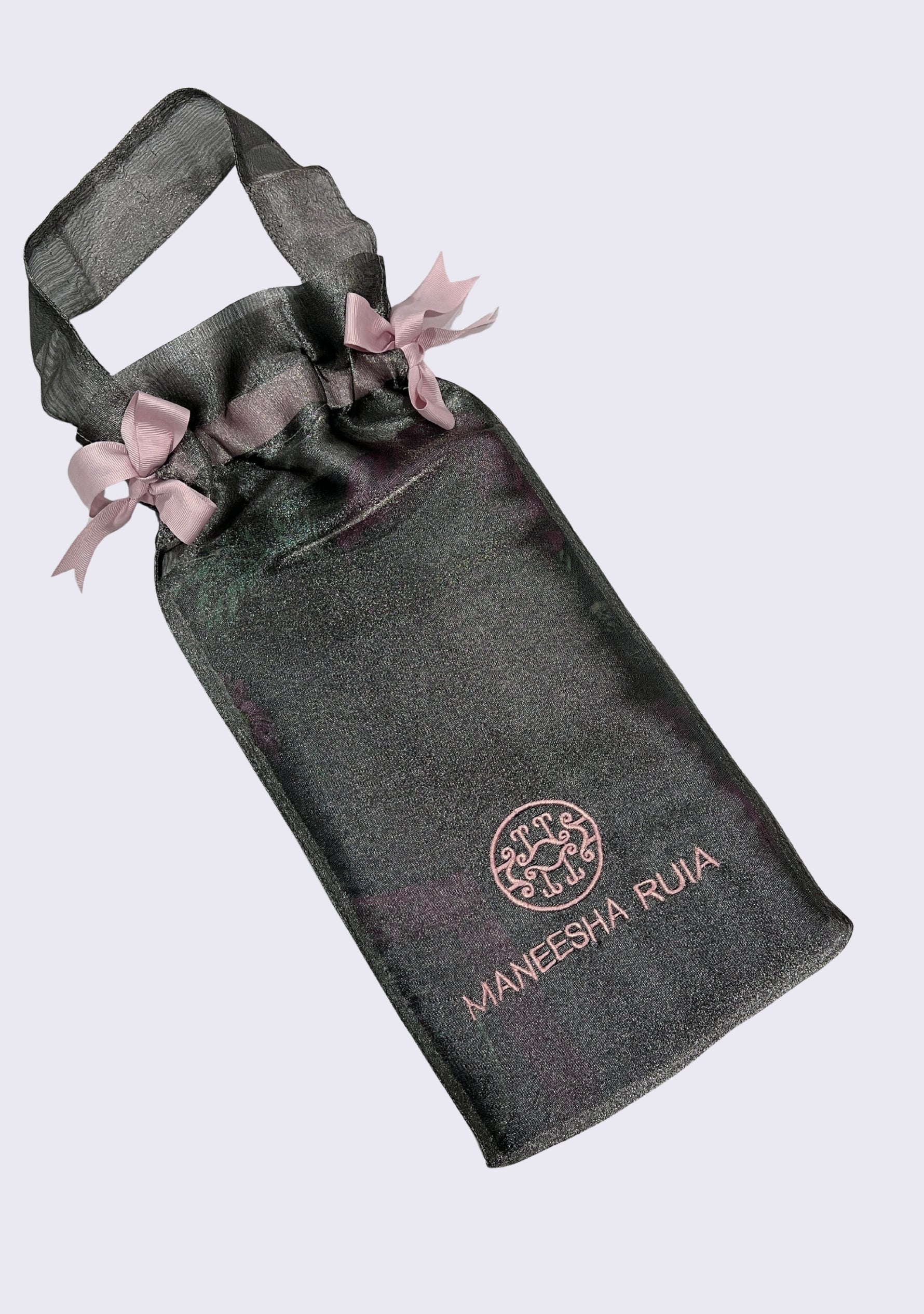 Maneesha Ruia complimentary luxury gift bag for scarves, elegant designer gift packaging with every purchase