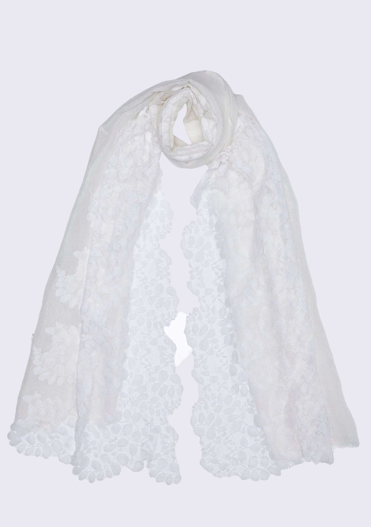 Ivory Linen & Modal Scarf
Ivory Lace