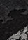 Maneesha Ruia black modal silk scarf with intricate black lace panels, luxury fabric detail