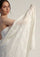 Maneesha Ruia ivory modal scarf with white lace, luxury designer scarf for women, elegant lightweight accessory