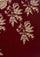 Maneesha Ruia burgundy wool and silk scarf with gold lace, luxury designer scarf for women