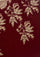 Maneesha Ruia burgundy wool and silk scarf with gold lace, luxury designer scarf for women