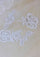 clousup-Cloud Dancer Cashmere Scarf
White Floral Embroidery & Filigree Lace