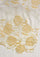 Maneesha Ruia ivory wool and silk scarf with gold lace, luxury designer scarf for women