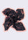 Maneesha Ruia Monogram Orchid Silk Scarf — orchid-inspired monogram print with signature pink border in silk twill