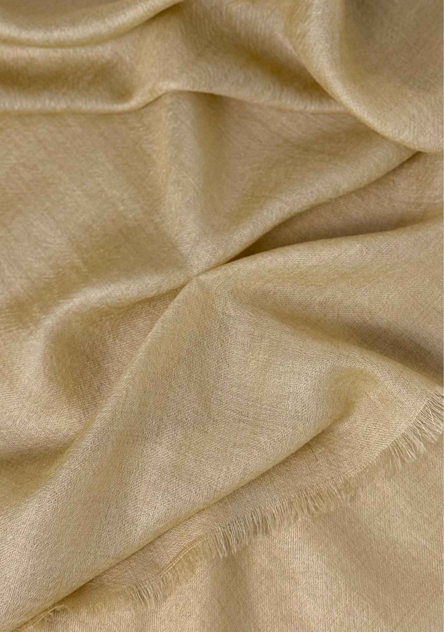 Maneesha Ruia sand superfine cashmere pashmina scarf, luxury designer scarf for women